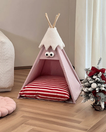 Cute Eyes Pet Tent Bed