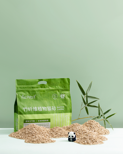 Natural Bamboo Fiber Plant Cat Litter