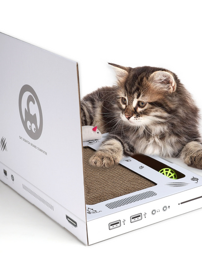 Notebook Cat Scratcher Game Console