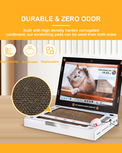 Notebook Cat Scratcher Game Console