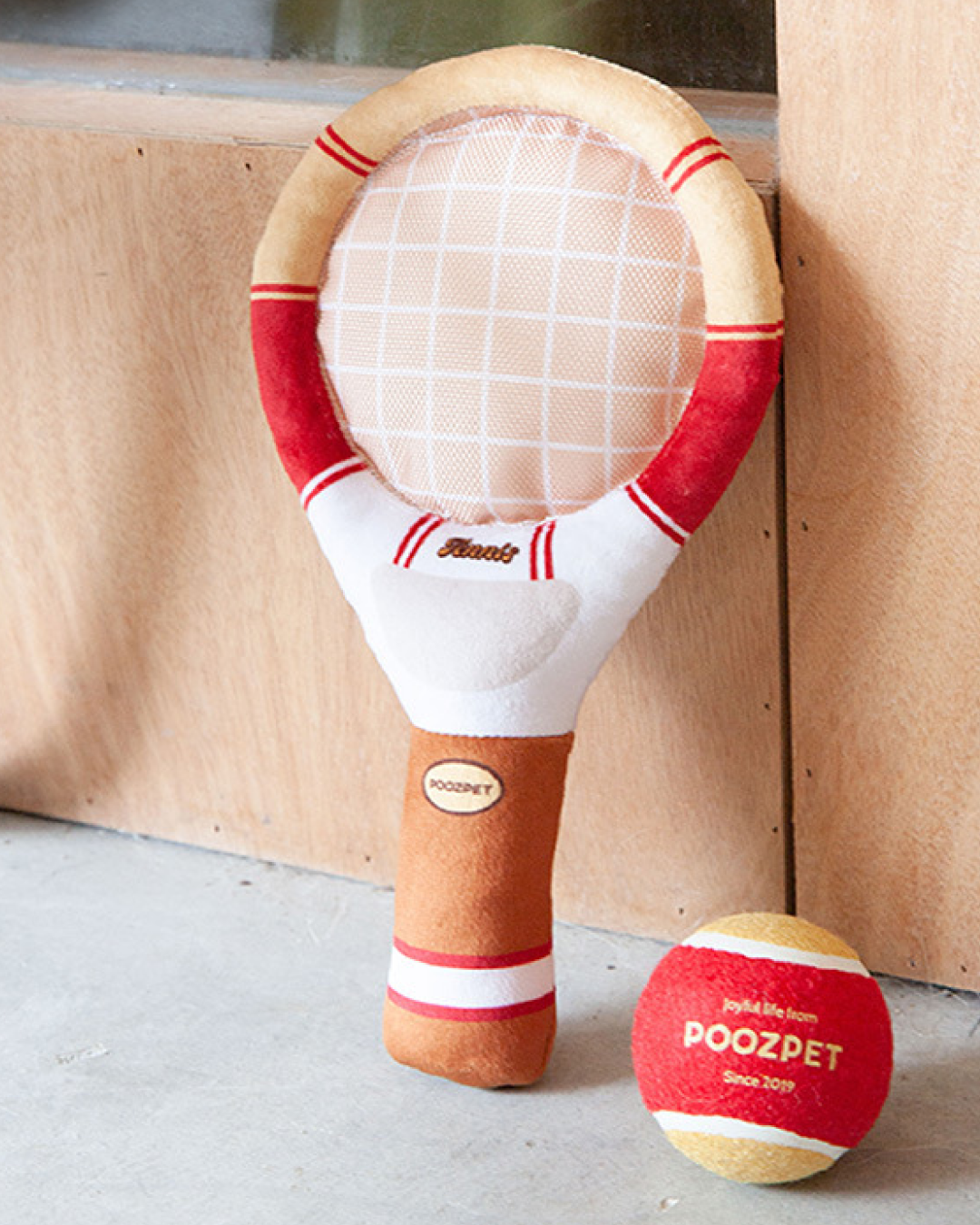 POOZPET Interactive Tennis Racket for Pets