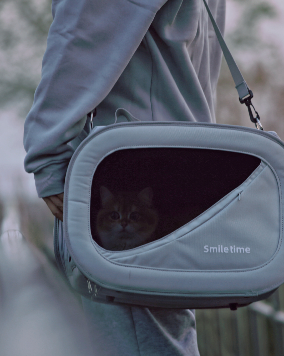 Smiletime Ash Minimalist Portable Pet Carrier