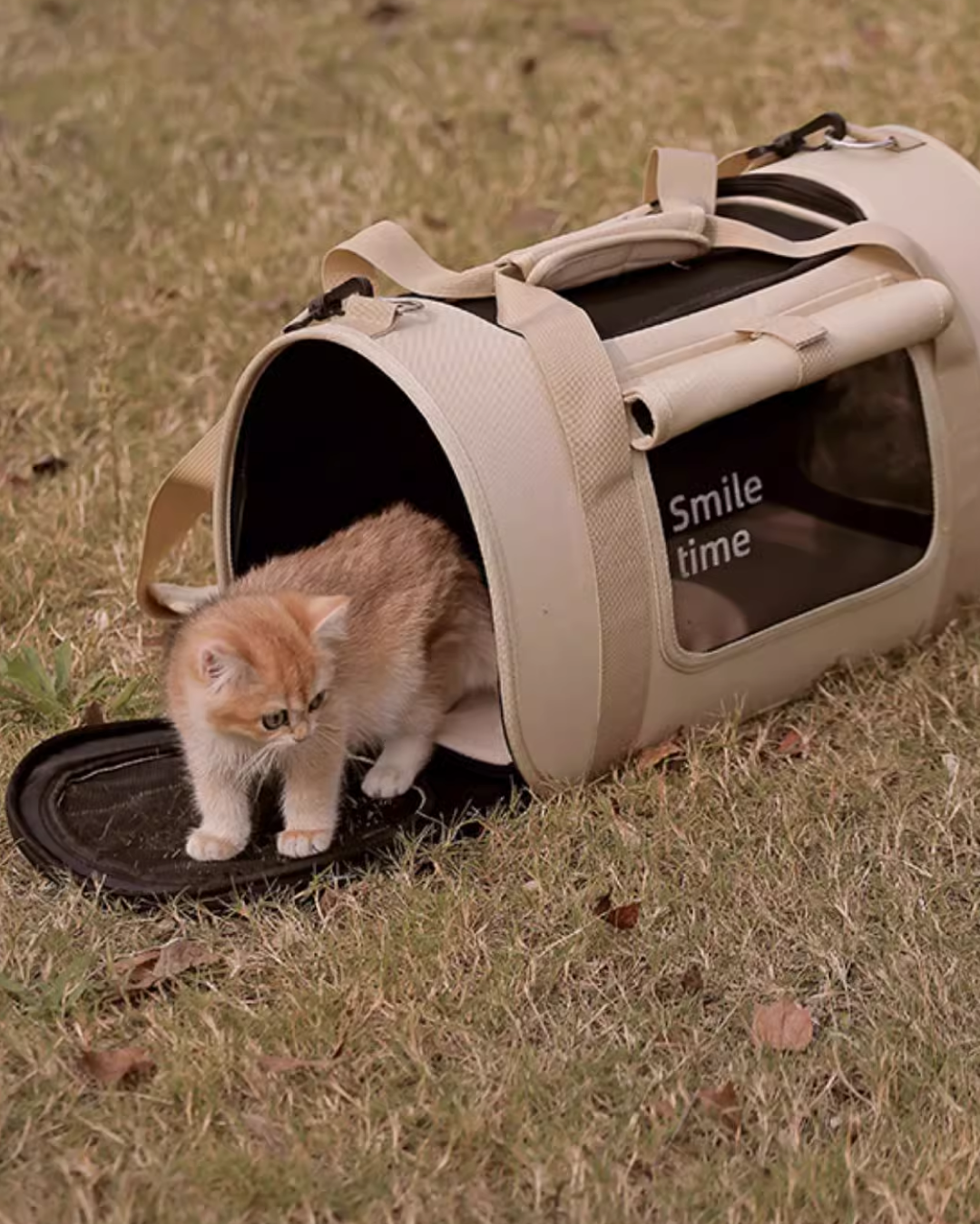 Smiletime Khaki Pet Carrier